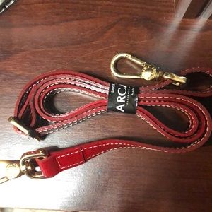 Purse strap red